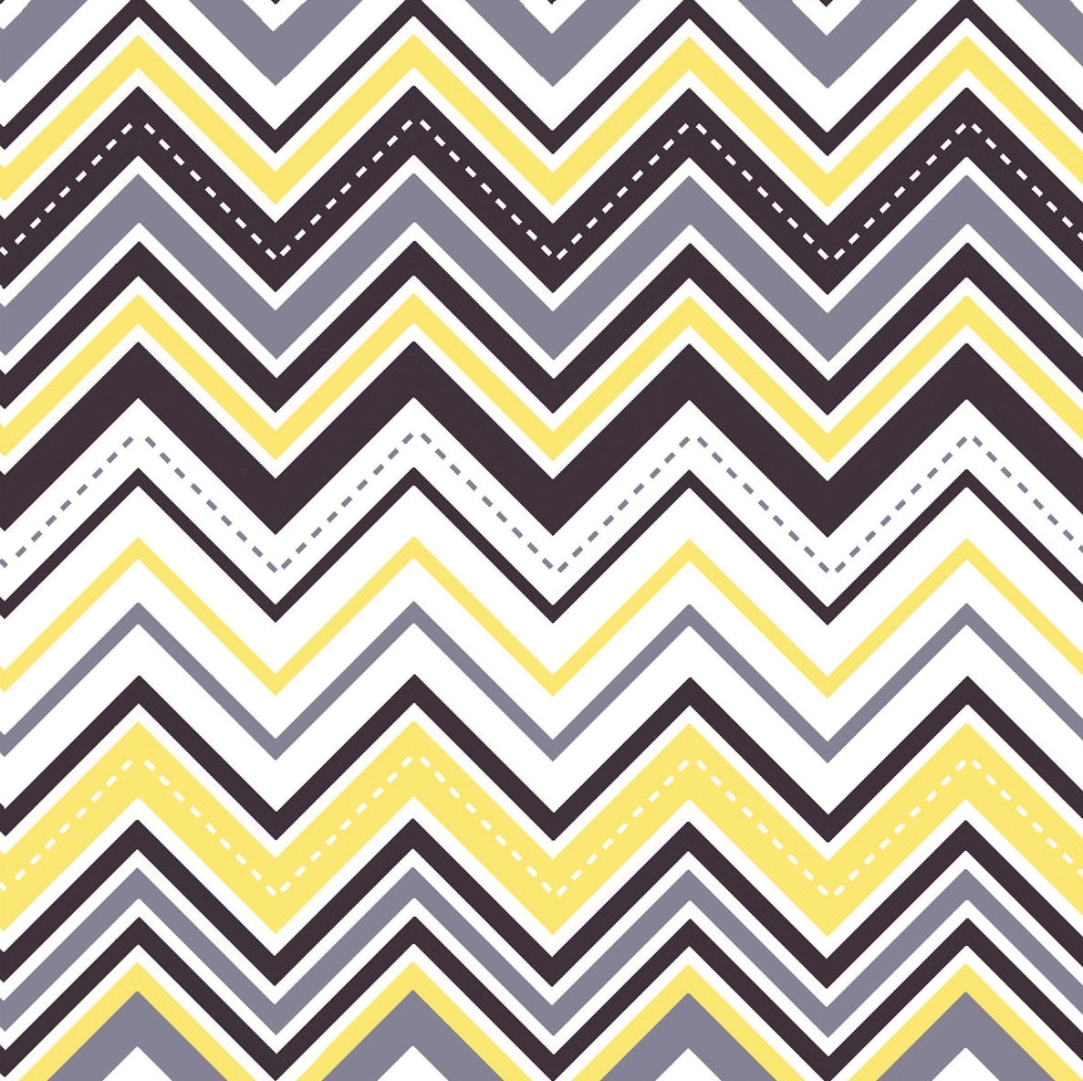 Yellow, Black, Grey and White Chevron Zigzag - Click Image to Close
